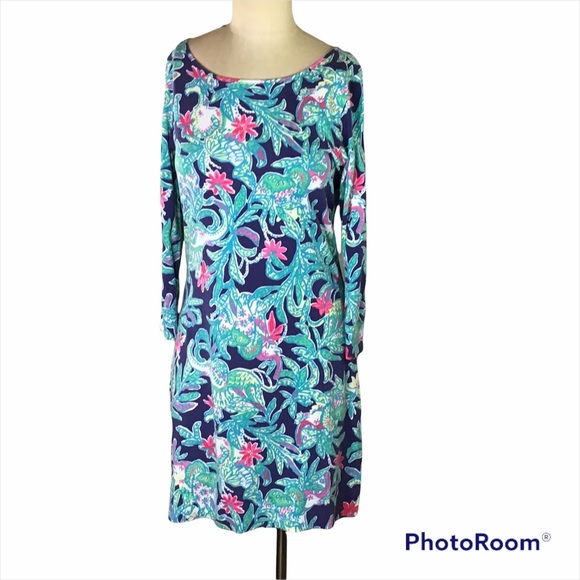 Lilly Pulitzer Dresses & Skirts - Lilly Pulitzer Multicolor Printed Dress, M ,EUC